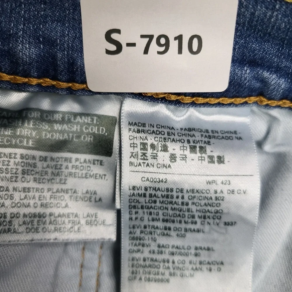 Levi's 511 Men Jeans 36X34 Blue Denim Straight Fit 29